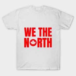 Image: We the north (oh canada) (red) T-Shirt